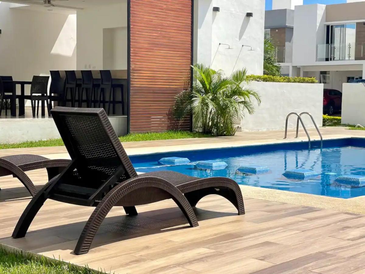 Casa Familiar Cerca De La Playa Con Terraza Privada Vila Cancún Exterior foto